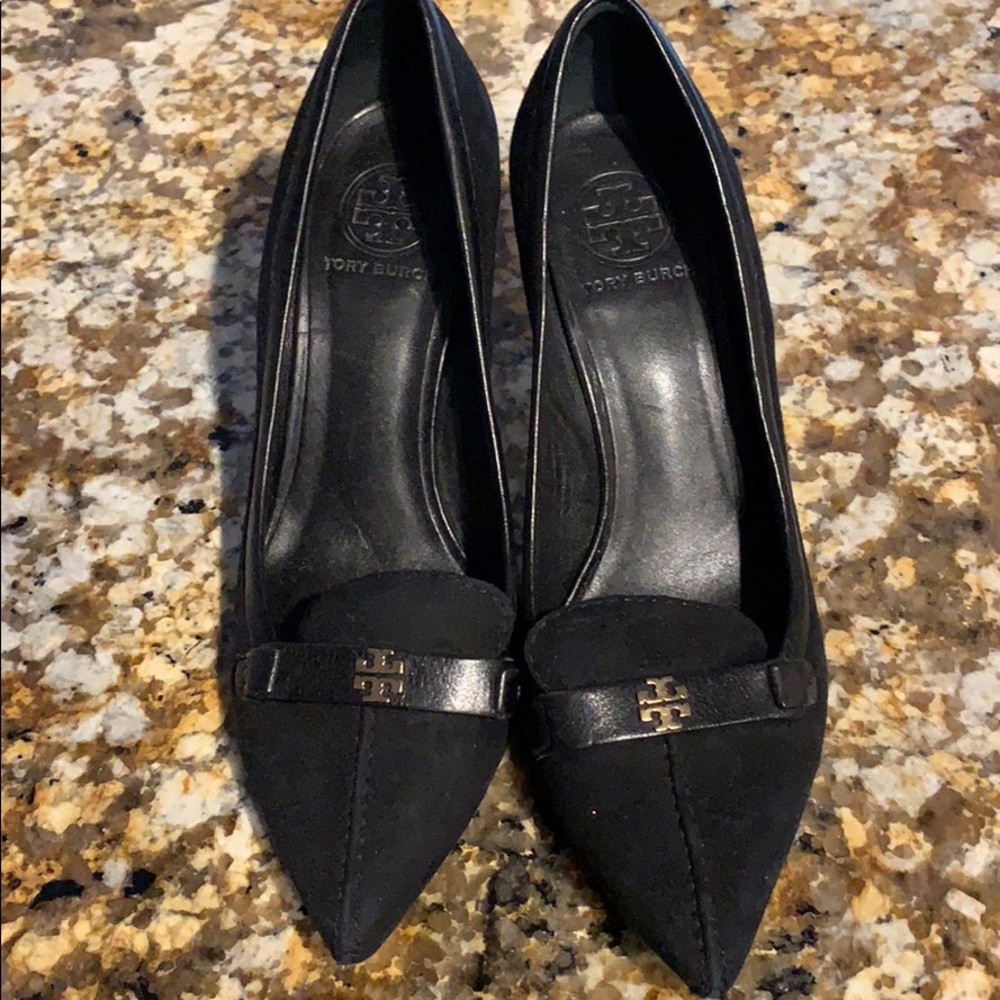 Tory Burch suede heels
